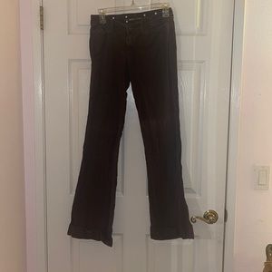 Da-Nang Brown Velour Bootcut Pants
